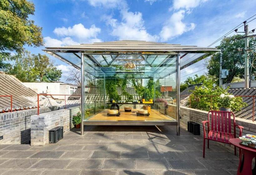 酒店 Xinxiang Yayuan Beijing Sihe Courtyard With Sky Garden Terrace Near Tiananmen Square Forbidden City