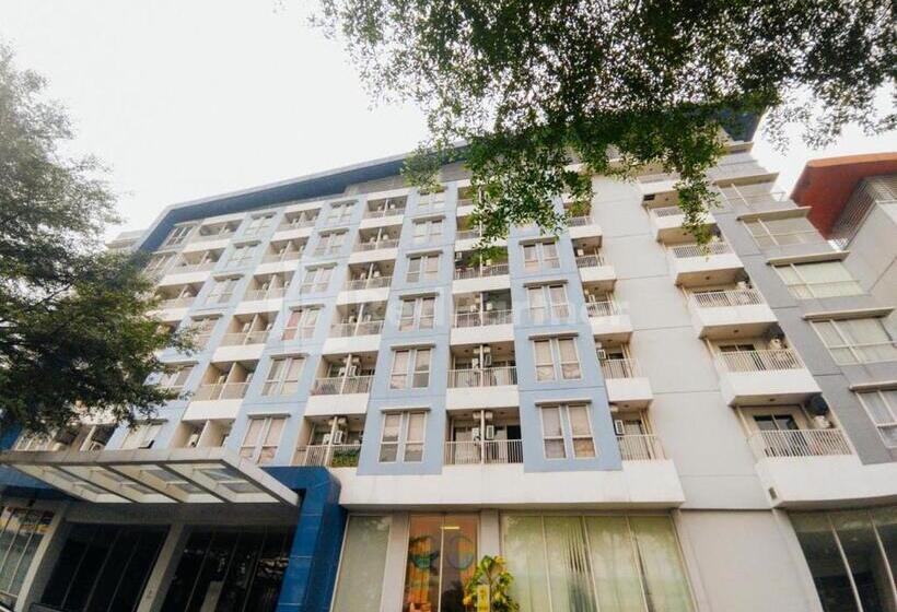 هتل Redliving Apartemen Skylounge Tamansari Vanez Room