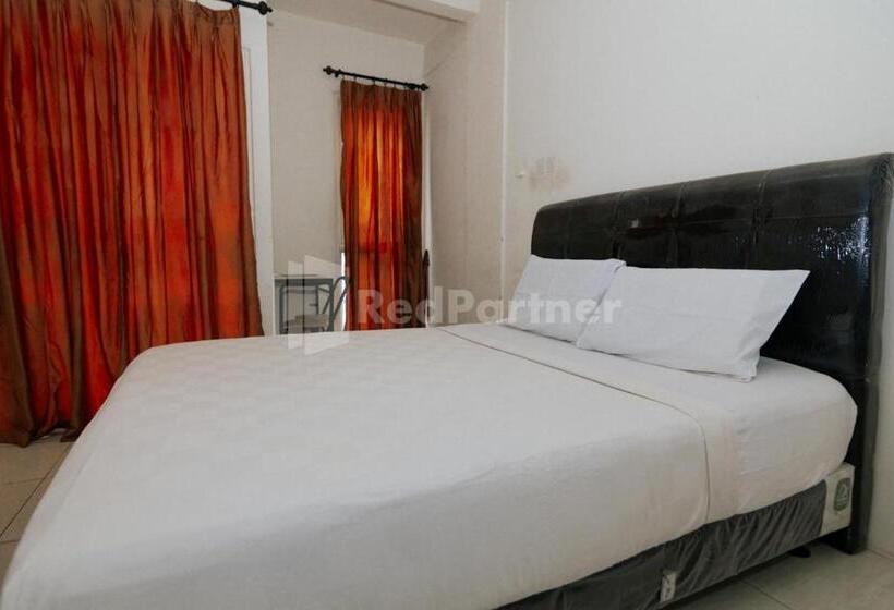 هتل Redliving Apartemen Skylounge Tamansari Vanez Room