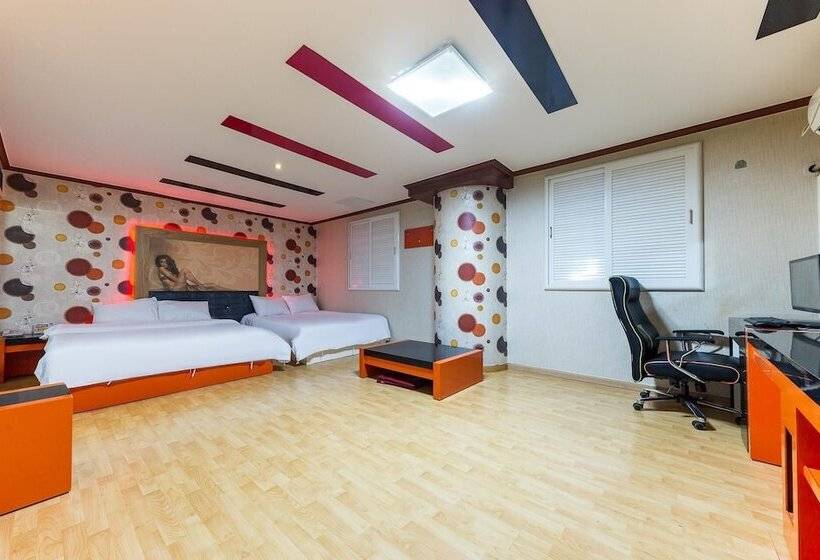 מוטל Daejeon Yongjeon Happy Tower