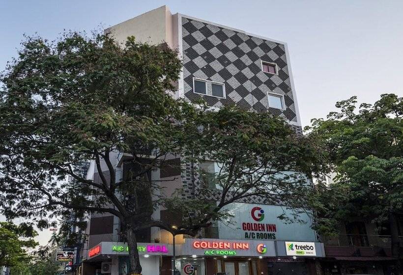 호텔 Treebo Golden Inn, 700 Mtrs From Promenade Beach