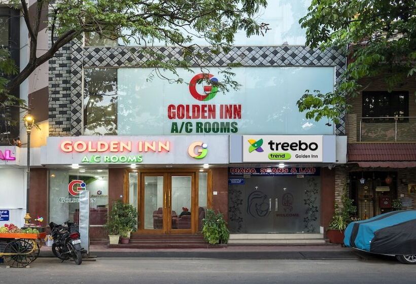 호텔 Treebo Golden Inn, 700 Mtrs From Promenade Beach