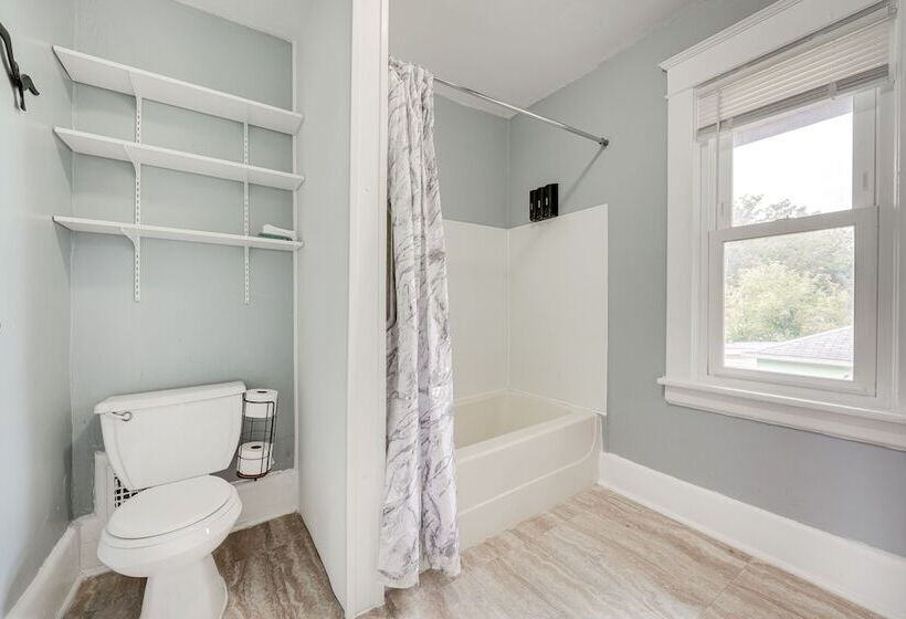 Centrally Located Albion Home With Screened Porch!