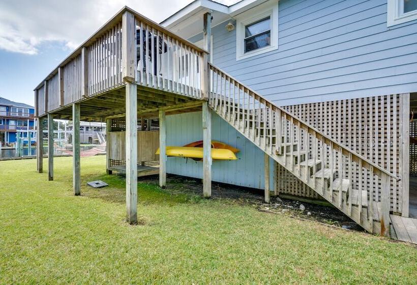 Frisco Coastal Paradise W/ Boat Dock & Water Views