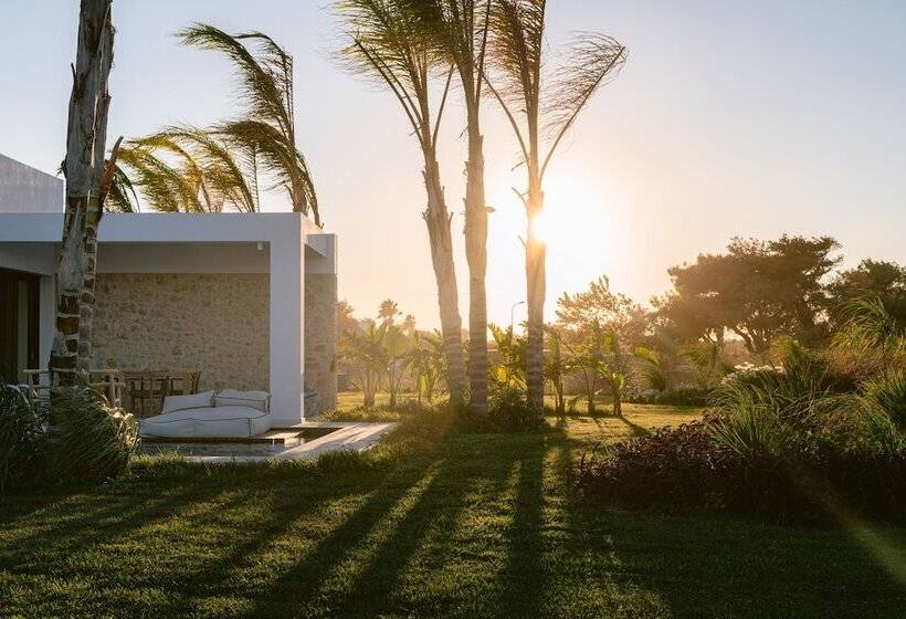 בית מלון כפרי Taf Beach Villas With Tesla