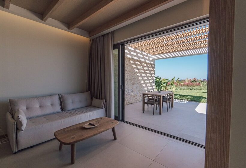 בית מלון כפרי Taf Beach Villas With Tesla