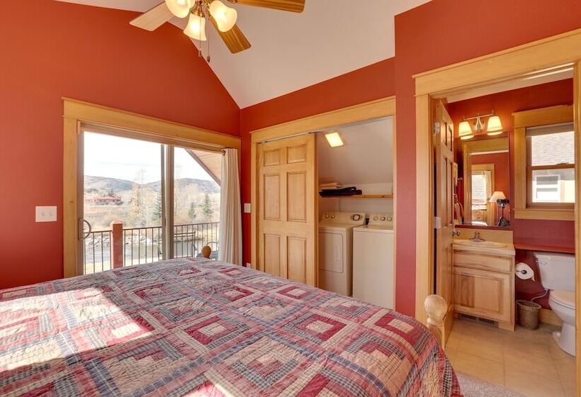Granby Riverfront Cabin W/ Deck & Mountain View!