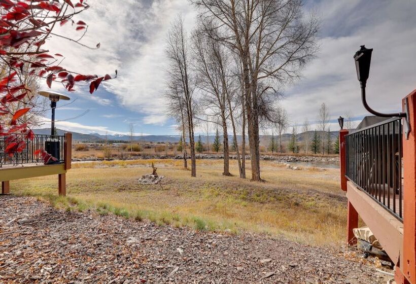 Granby Riverfront Cabin W/ Deck & Mountain View!