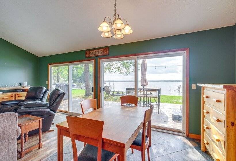 Kalkaska Retreat: Private Hot Tub, Dock, Fireplace