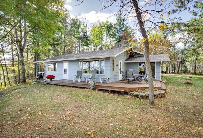 Lakefront Park Rapids Cabin W/ Grill & Fire Pit!