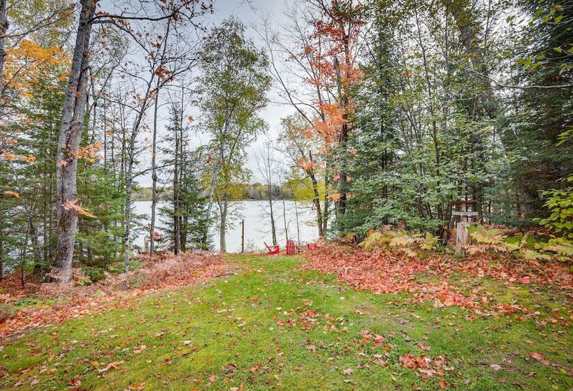 Lakefront Presque Isle Cabin W/ Private Dock