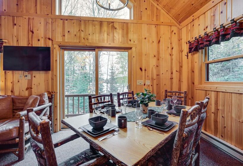 Lakefront Presque Isle Cabin W/ Private Dock