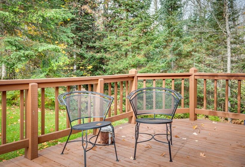 Lakefront Presque Isle Cabin W/ Private Dock