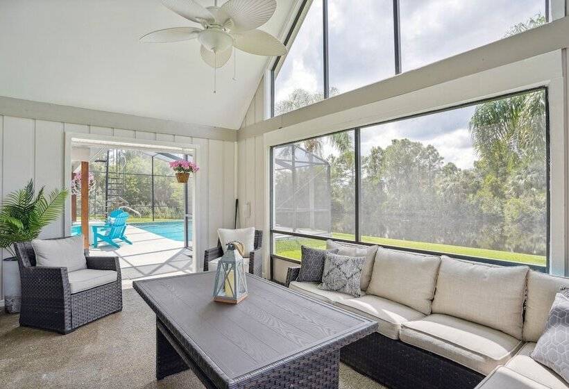 Luxurious Florida Home W/ Pool & Canal Access