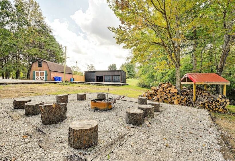 Mammoth Cave Cabin W/ Fire Pit   3 Mi To Lake!