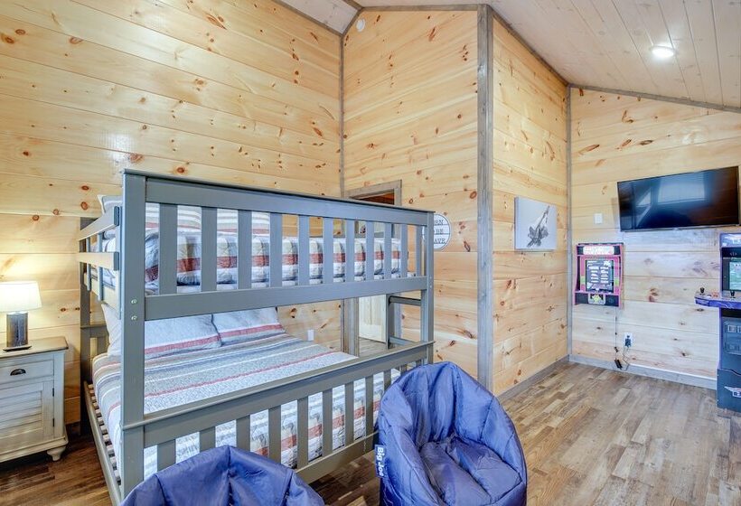 Hot Tub, Fireplace & Views: Sevierville Retreat!