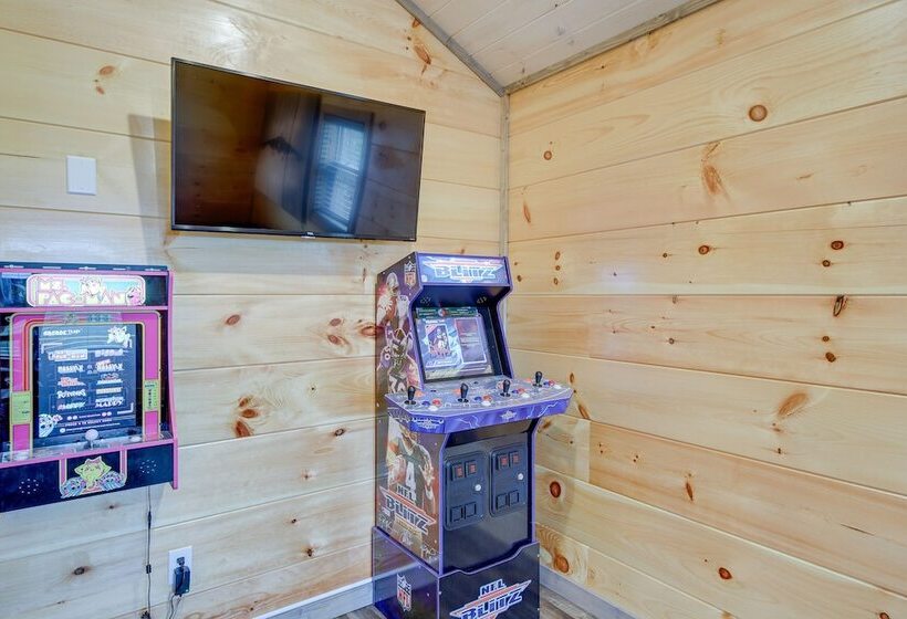 Hot Tub, Fireplace & Views: Sevierville Retreat!