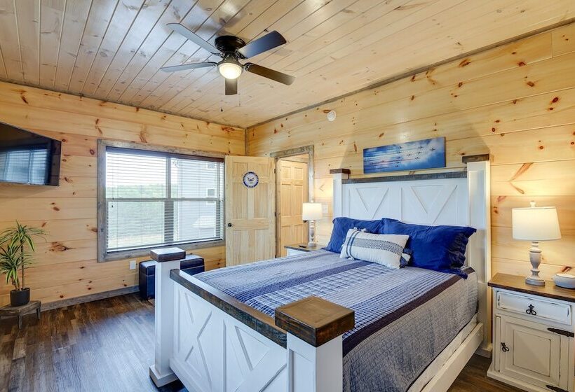 Hot Tub, Fireplace & Views: Sevierville Retreat!