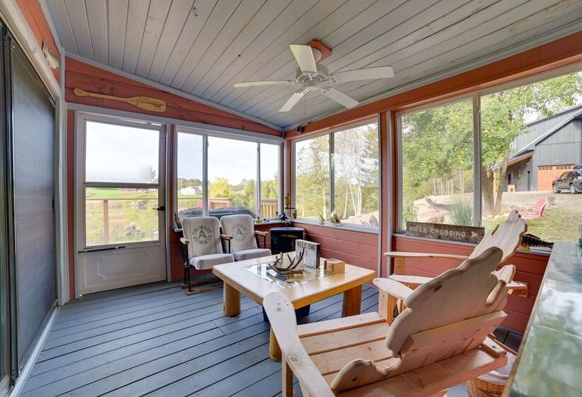 Riverfront Cheboygan Cabin W/ Kayaks & Dock!