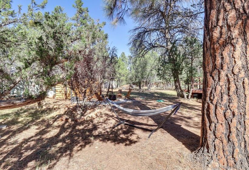 Rustic Modern Overgaard Cabin W/ Decks & Fire Pit!