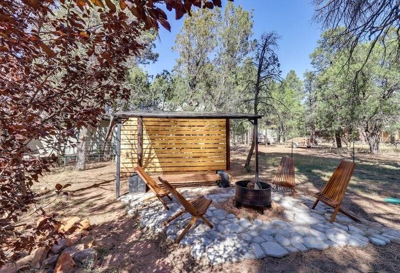 Rustic Modern Overgaard Cabin W/ Decks & Fire Pit!