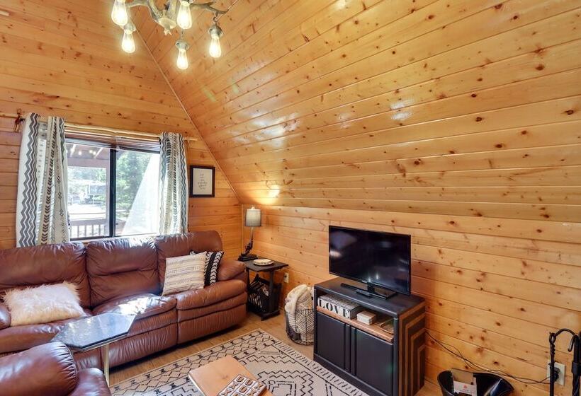 Rustic Modern Overgaard Cabin W/ Decks & Fire Pit!