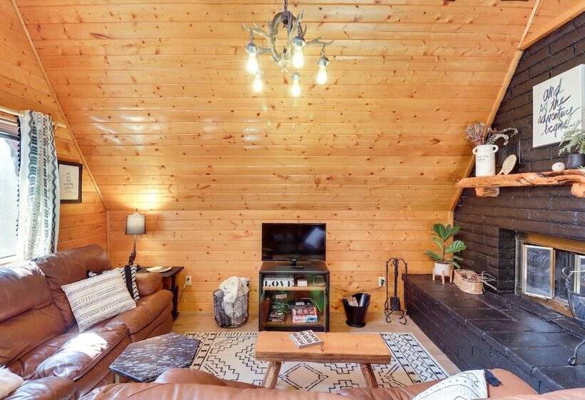 Rustic Modern Overgaard Cabin W/ Decks & Fire Pit!