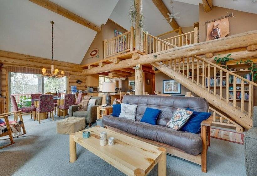 Rustic Ward Retreat W/ Deck + Mountain Views!