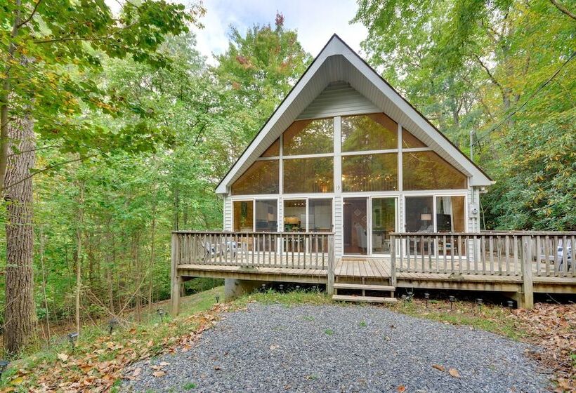 Serene Fancy Gap Cabin Retreat In Private Setting!