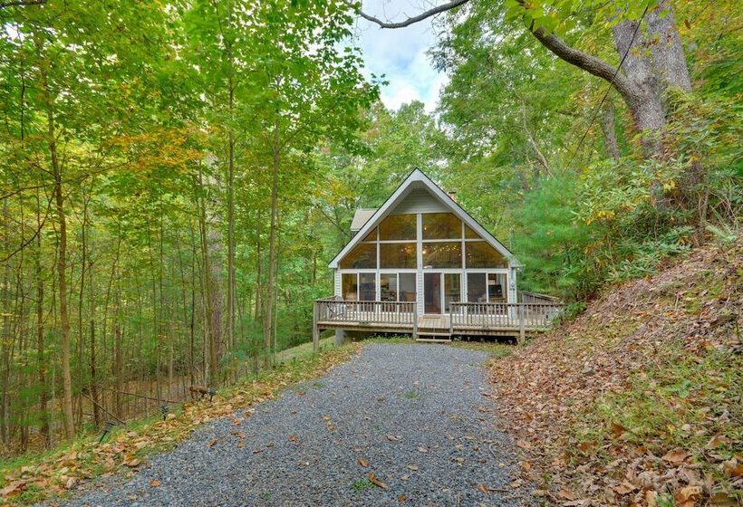 Serene Fancy Gap Cabin Retreat In Private Setting!