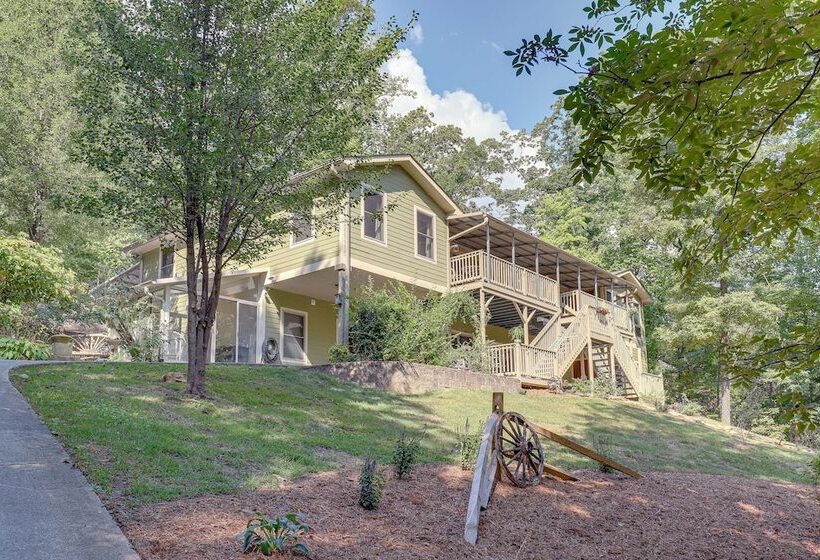 Spacious Lake Lure Family Home W/ Deck & Fire Pit!