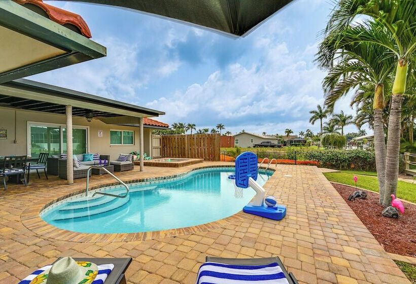 Waterfront Fort Myers Home: Private Pool & Dock