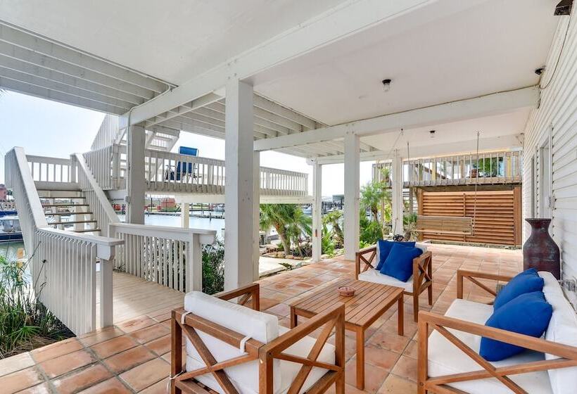 Waterfront Freeport Home: Deck & Private Boat Dock