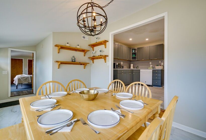 Waterfront Mystic Island Home W/ Boat Dock!