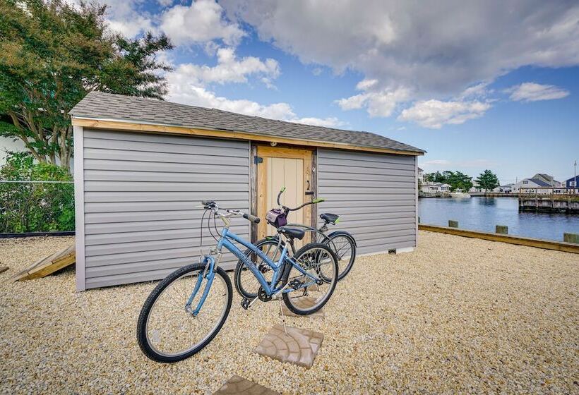 Waterfront Mystic Island Home W/ Boat Dock!