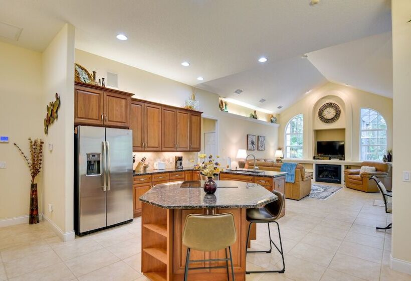 Breezy Palm Coast Golf Retreat W/ Pool + Lanai!