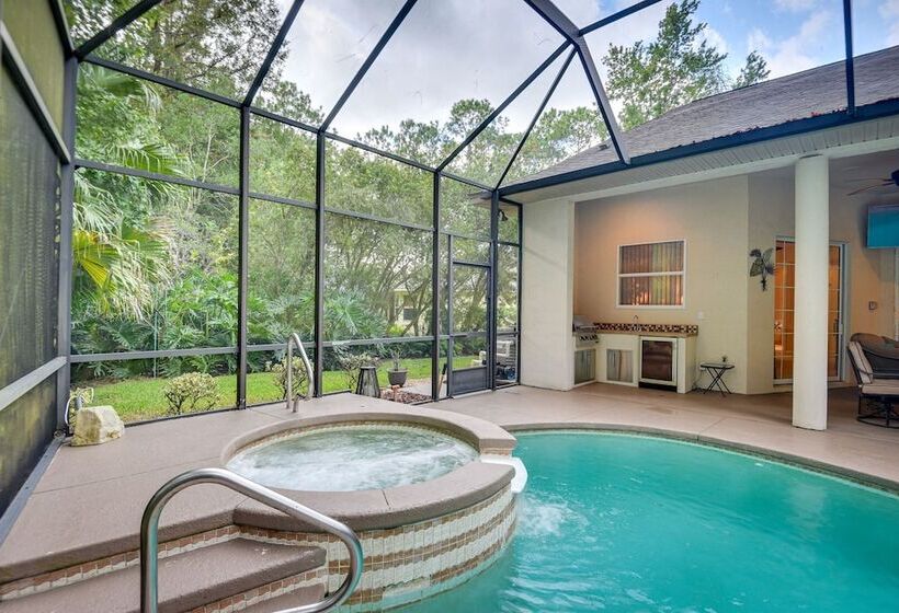 Breezy Palm Coast Golf Retreat W/ Pool + Lanai!