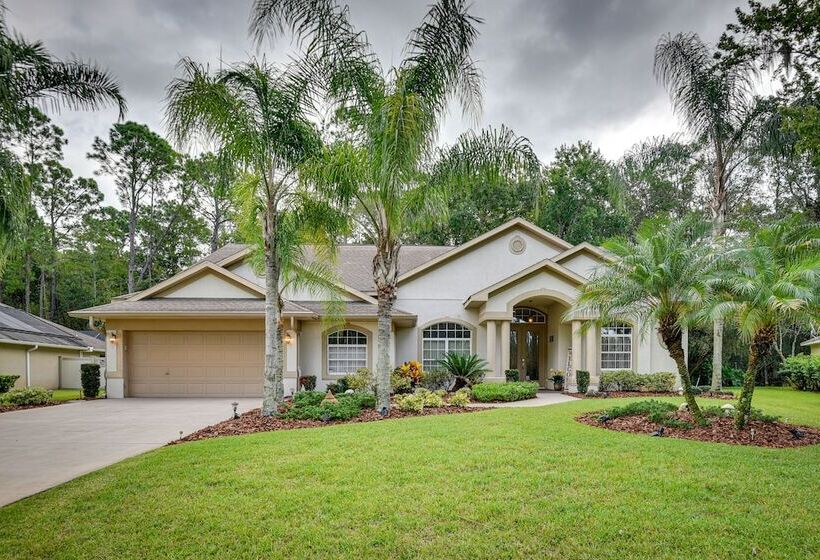 Breezy Palm Coast Golf Retreat W/ Pool + Lanai!