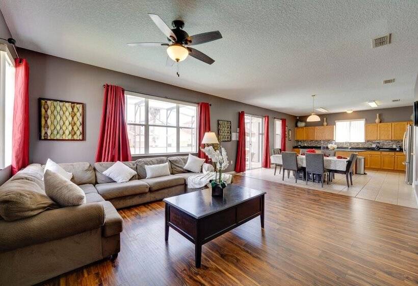 8 Mi To Disney: Home W/ Game Room In Davenport