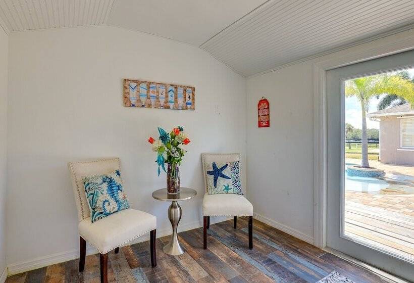 Fort Pierce Escape: Beach Entry Pool, Waterslide!