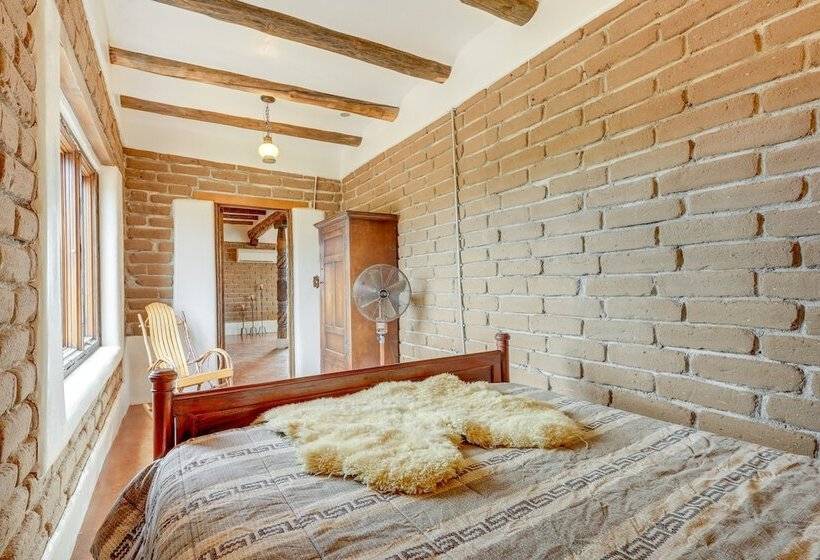 Historic Adobe Los Cerrillos Home W/ Mountain View