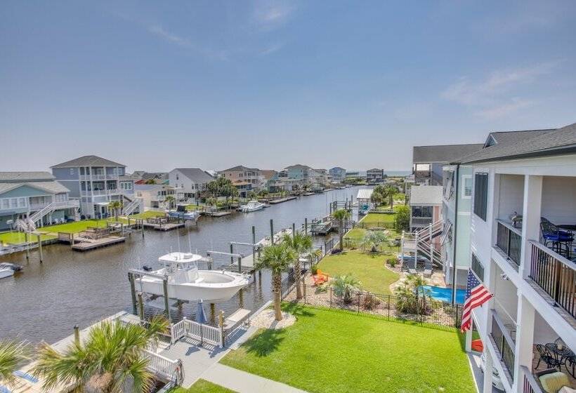 Holden Beach House W/ Boat Dock: Steps To Beach!