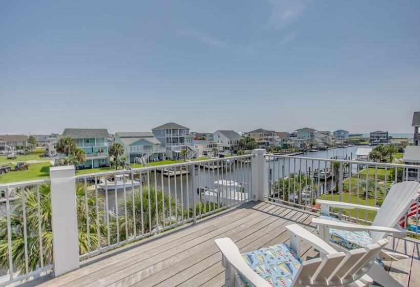 Holden Beach House W/ Boat Dock: Steps To Beach!