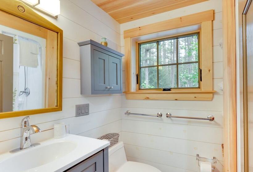 Lakefront Lovell Home W/ Dock: Walk To Town Beach!