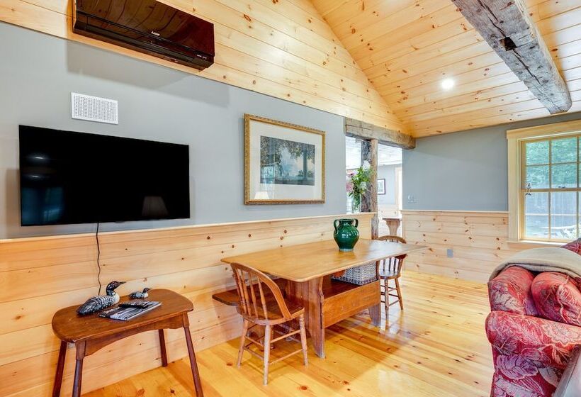 Lakefront Lovell Home W/ Dock: Walk To Town Beach!