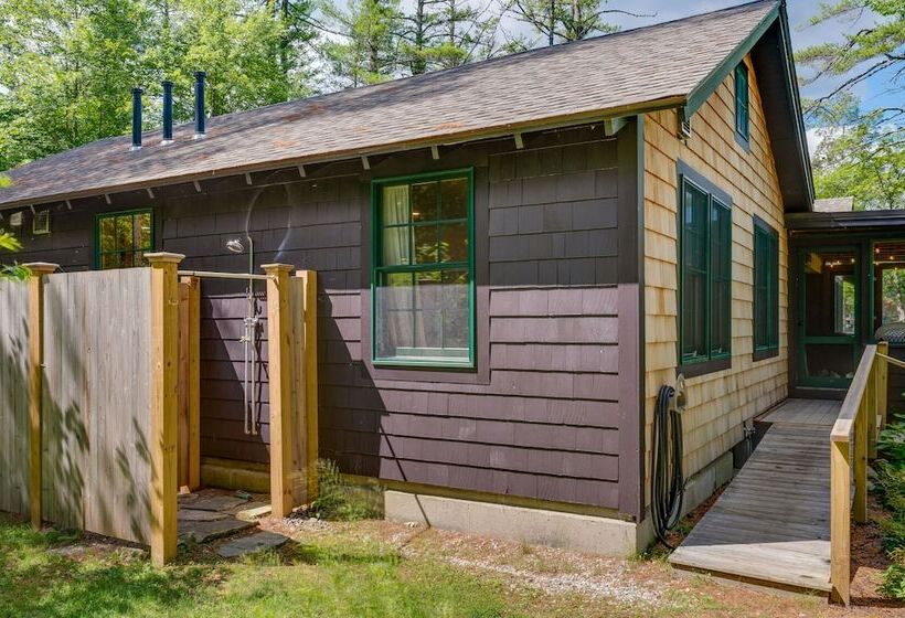 Lakefront Lovell Home W/ Dock: Walk To Town Beach!