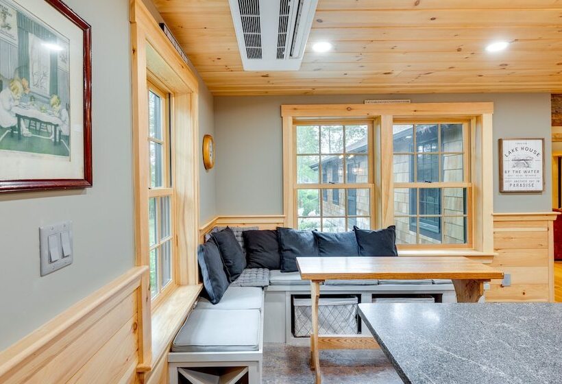 Lakefront Lovell Home W/ Dock: Walk To Town Beach!