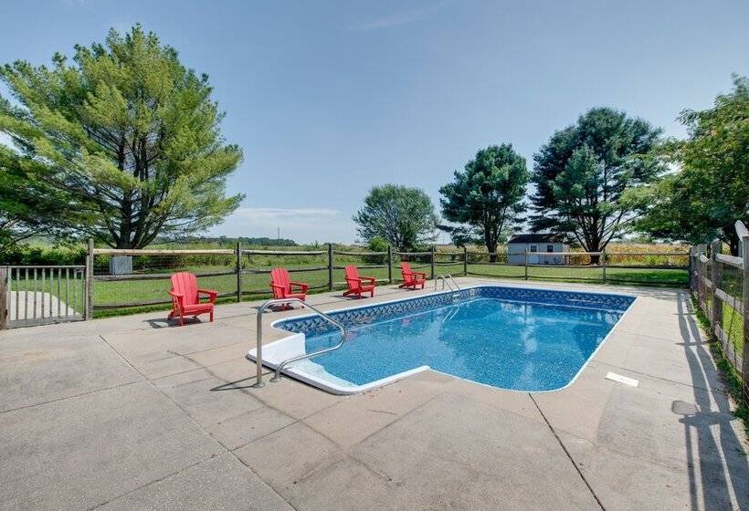 Lottsburg House W/ Private Pool + Fireplace