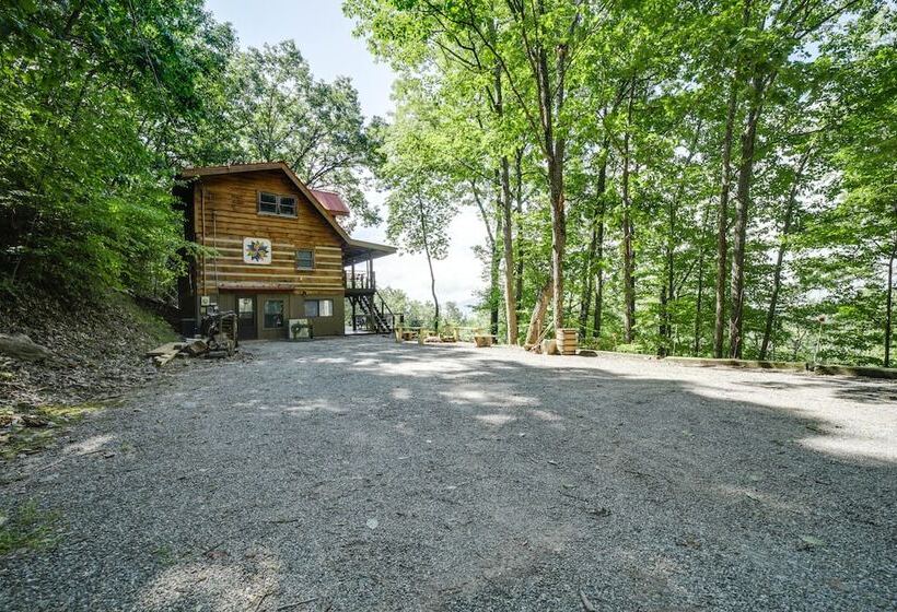 Mountain View Cabin W/ Hot Tub: 27 Mi To Asheville