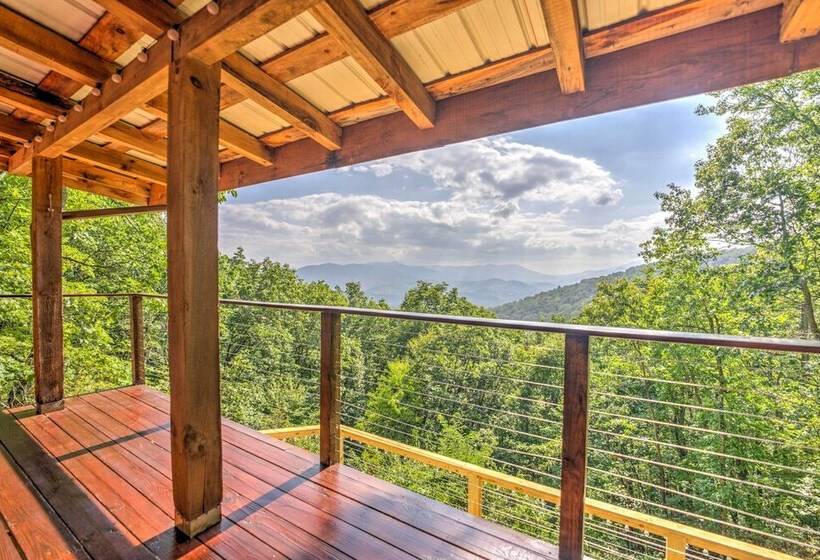 Mountain View Cabin W/ Hot Tub: 27 Mi To Asheville